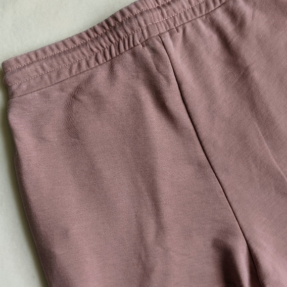 7FAM Jogger Lounge High-Rise Drawstring Pockets Elastic Cuffs Dusty Pink M NWT - Picture 10 of 14
